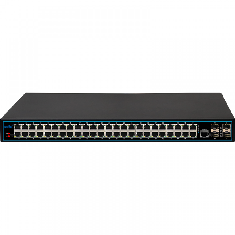 48 ports full gigabit layer 3 managed PoE switch