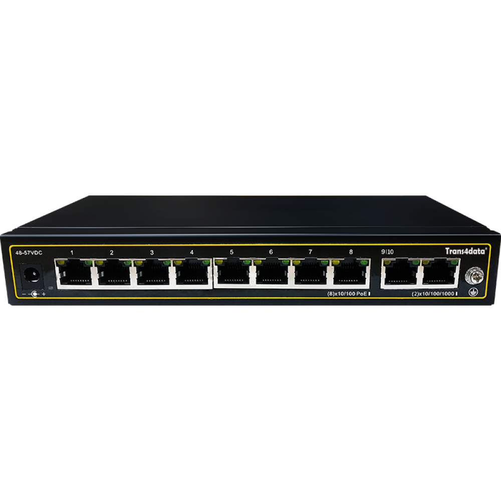 100M 10 ports unmanaged PoE switch