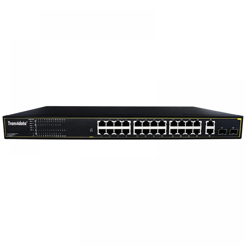 28 ports full gigabit unmanaged PoE switch