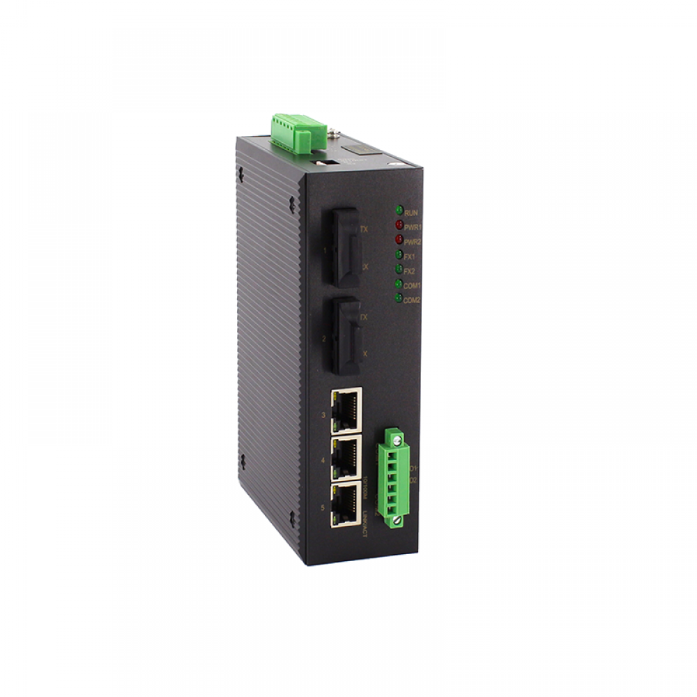 5 Ports 10/100Base layer 2 managed Din-rail industrial Ethernet switch