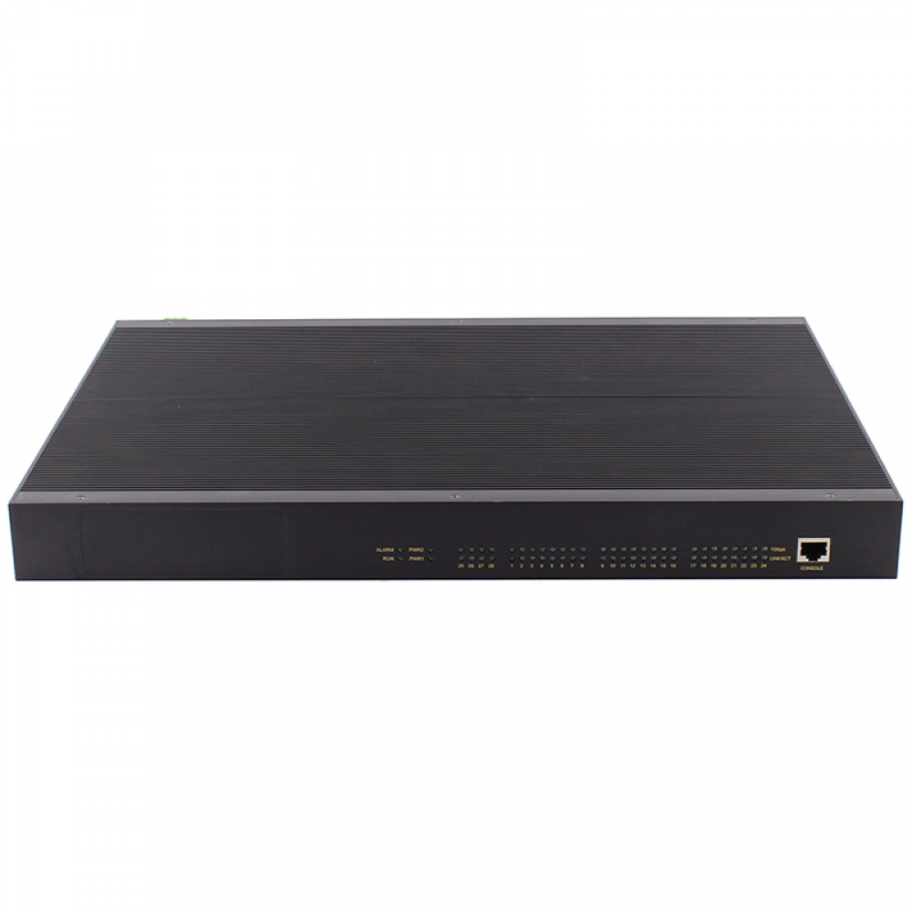 28 ports layer 3 full Gigabit rack-mounted industrial Ethernet switch