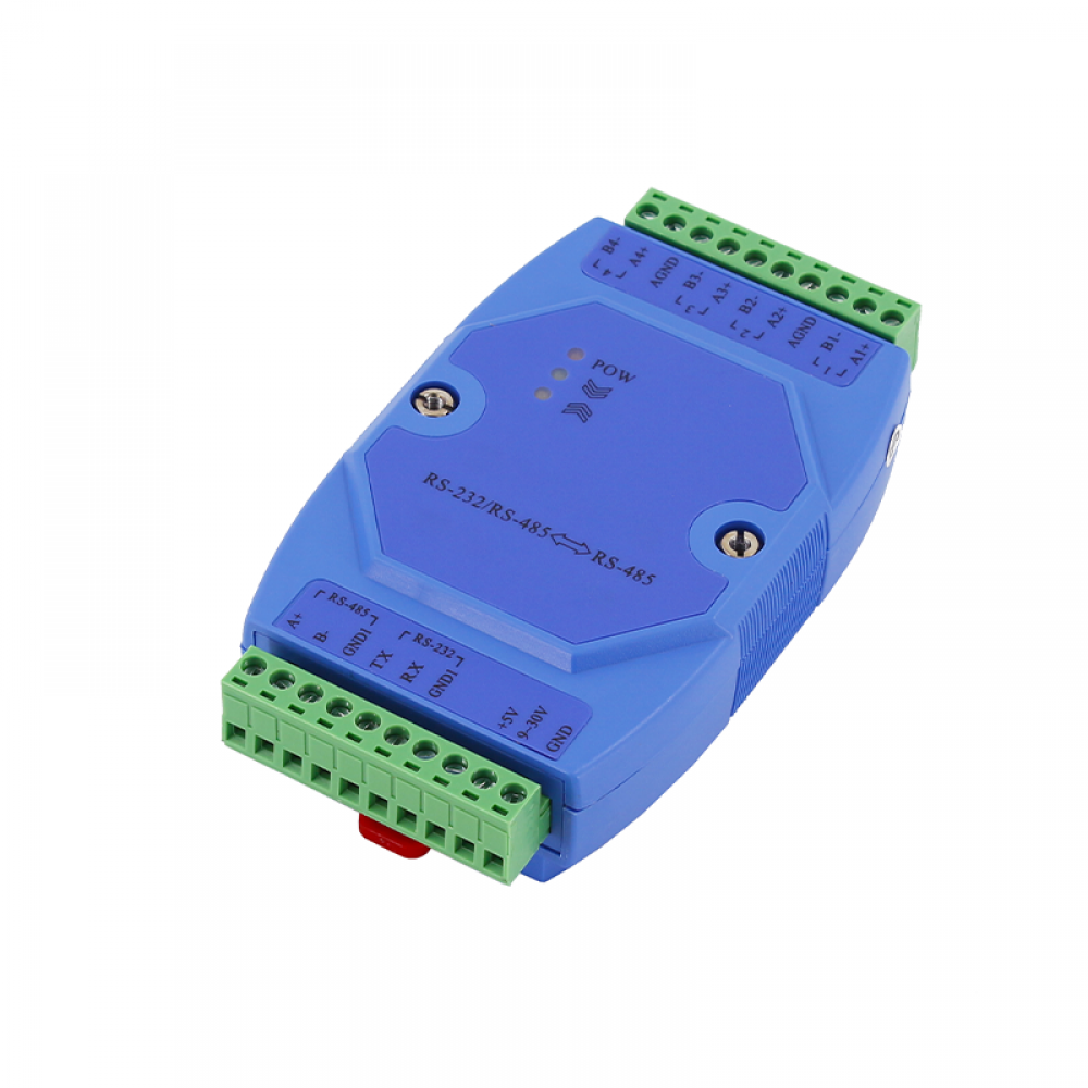 4 channels RS232 high-speed isolated HUB converter