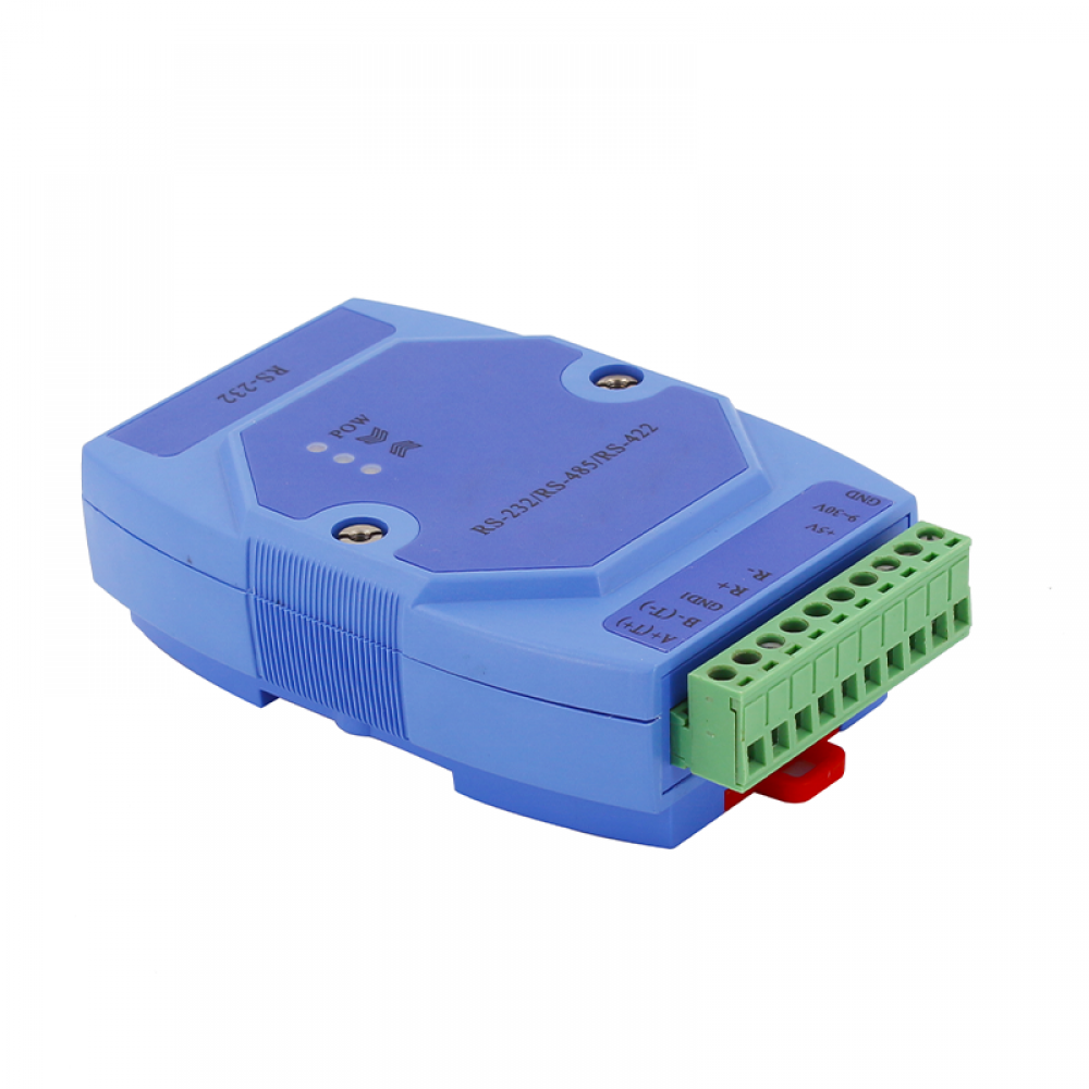 RS232 to RS485/RS422 industrial isolated Din-rail mounting serial converter