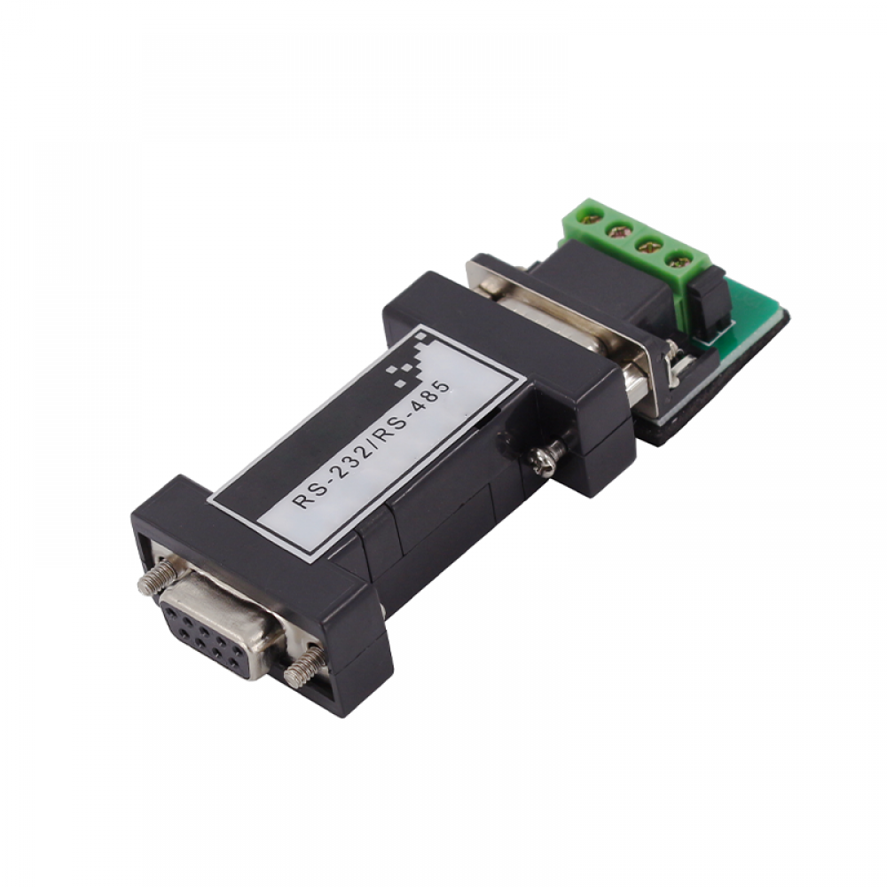 RS232 to RS485 industrial isolated serial converter with serial port powered