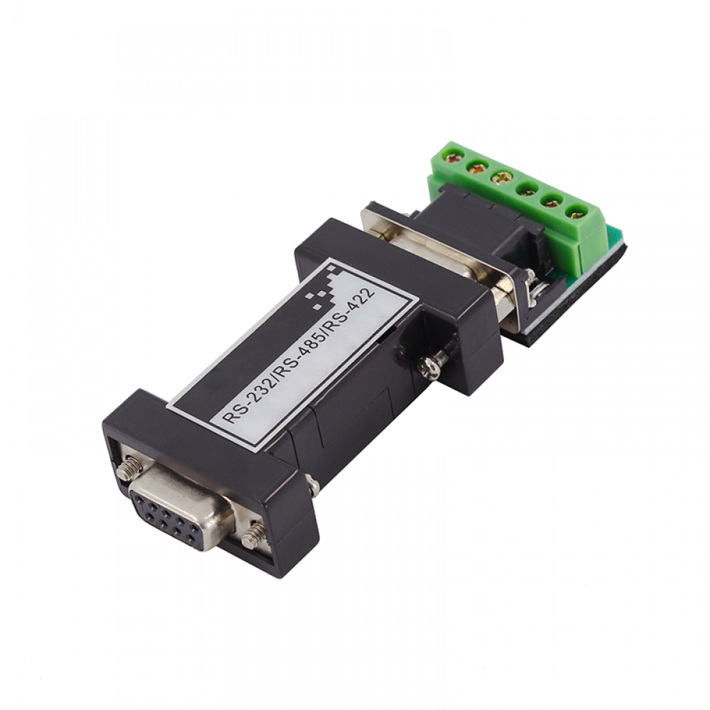 RS232 to RS485/RS422 industrial isolated serial converter with serial port powered